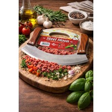 Şirin Aksesuar Home Ahşap Saplı Satır Bıçağı Et ve Sebze Için Zırh Bıçak