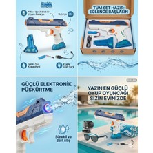 Mavi Su Dünyası Pilli Şarjlı Su Tabancası