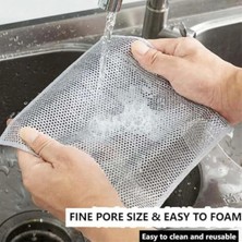 Generic 4 Adet Tencere Tava Ovma Bezi Çizmez Yağ Çözücü Mutfak Temizlik Bezi