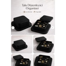 Studio Aslan Design Takı Düzenleyici Organizer | Çok Bölmeli | Taşınabilir | Seyehat Boy I Takı Kutusu