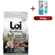 Loi Mini Kuzulu Pirinçli Küçük Irk Yetişkin Köpek Maması 3 kg