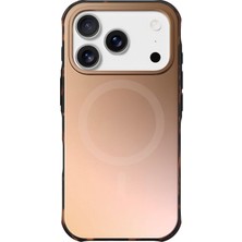 Laut iPhone 17 Pro 6.3 Manyetik Silikon Kılıf – Magsafe Uyumlu Renk Geçişli Tpu/pc Koruma Altın