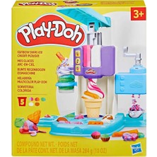 Sinerjim Hasbro Play-Doh Gökkuşağı Girdaplı Dondurma Oyun Seti G0028