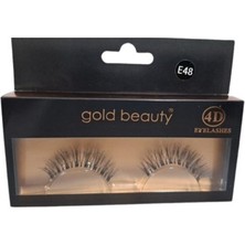 Gold Beauty 4d Eyelashes E48 Takma Kirpik