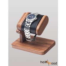 Hemm Wood | Hemm Unique Single Saat Standı | Saat ,Bileklik, Taki Sergileme Unitesi– İpeksi Mat Vernikli