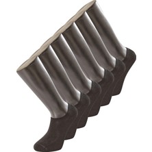 Türen 6'lı Paket Düz Sneakers Çorap 9004/SIYAH