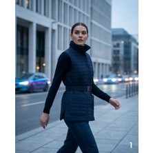  collection lacivert l beden kolsuz mont