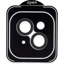Iphone 13 Pvd Metal Kamera Lens - Siyah