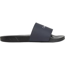 Calvin Klein Erkek Rahat Taban Logo Tasarımlı Gri Terlik HM0HM02107-0ZR