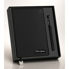 MELL & SWIPE Kişiye Özel Isim Yazılı Organizer Defter Kalem Seti Vıp Hediye Kutulu Premium Hediye