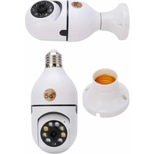 Mrt Teknik Gece Görüşlü Akıllı Dönebilen Ev Kamerası Ampül Kamera