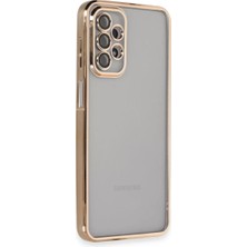 Mrt Teknik Newface Samsung Galaxy A23 4g Kılıf Razer Lensli Silikon - Gold