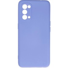 Mrt Teknik Newface Oppo Reno 5 Kılıf Nano Içi Kadife Silikon - Lila