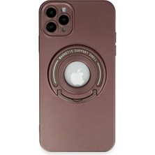 Iphone 12 Kılıf Lukka Magneticsafe Kapak - Kahverengi