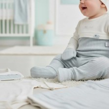 Bebek Organik Pamuk Balık Nakışlı 10 Lu Hastane Çıkış Zıbın Seti