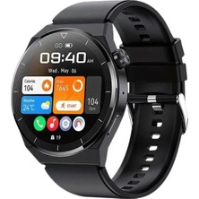 Mrt Teknik Amoled Ekran Metal Deri Silikon Kordonlu Uyku ve Sağlık Takibi