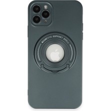 Iphone 12 Kılıf Lukka Magneticsafe Kapak - Koyu Yeşil