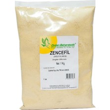 Zencefil Kökü Öğütülmüş Doğal 1000 gr Paket