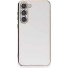 Mrt Teknik Newface Samsung Galaxy S23 Plus Kılıf Volet Silikon - Beyaz
