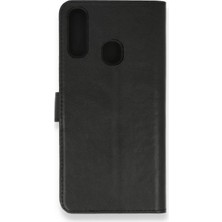 Mrt Teknik Newface Samsung Galaxy A20S Kılıf Trend S Plus Kapaklı Kılıf - Siyah