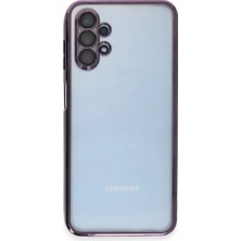 Mrt Teknik Newface Samsung Galaxy A13 4g Kılıf Razer Lensli Silikon - Mor