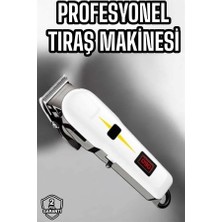 Mrt Teknik Tıraş Makinesi Profesyonel Saç ve Sakal Kesme Milim Ayarlı Dijital Göstergeli