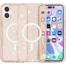 Mrt Teknik Newface Apple iPhone 16 Plus Kılıf Star Magsafe Kapak - Turuncu