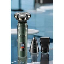 Mrt Teknik Yüksek Performanslı 3 Başlıklı Profesyonel Tıraş Makinesi