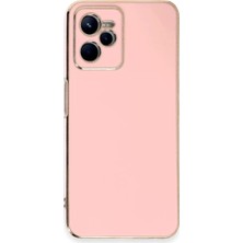 Mrt Teknik Newface Realme C35 Kılıf Volet Silikon - Pembe