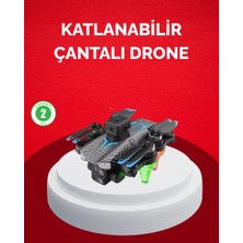 Mrt Teknik Katlanabilir Drone 1080P Kamera 0-100M Uçuş Mesafeli