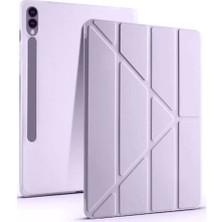 Mrt Teknik Newface Samsung Galaxy X610 Tab S9 Fe Plus 12.4 Kılıf Kalemlikli Mars Tablet Kılıfı - Lila