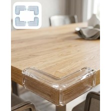 Çocuk Güvenlik Köşe Koruyucu 4 Lü Set Masa Sehpa Köşe Aparatı