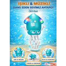 Ziventa Dansçı Kali Oyuncak Oıtalı Ahtapot Sesli Işıklı Müzikli Dans Eden Şarjlı Emeklemeye Yardımcı