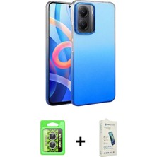 Marsilyan™- Poco X7 Pro Kılıf Kıvılcım Minimal Özel Seri - Şeffaf Pasifik Cam Ekran Koruyucu + Gümüş Raze Metal Kamera Lens