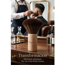 Profesyonel Ahşap Saplı Berber Fırçası - Lüks Seri 722957