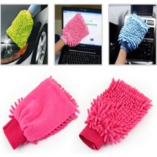 Mikrofiber Temizlik Eldiveni - Araç Yı Eldiveni Oto Yı Temizleme Cila Eldiveni