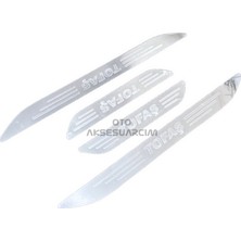 Mrt Teknik Tofaş Pleksi Nikelaj Oto Araba Kapı Eşiği Çıta 4&AMP;#39LÜ