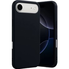 Mrt Teknik Newface Apple iPhone 17 Air Nano Içi Kadife Silikon - Siyah