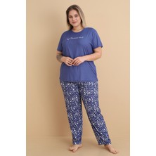 Wordex Mirano 9400 Summer Thrill Kısa Kollu Pegasus Büyük Beden Kadın Pijama Takımı