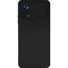 Mrt Teknik Newface Xiaomi Poco X4 Pro 5g Kılıf Nano Içi Kadife Silikon - Siyah