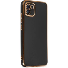 Mrt Teknik Newface Samsung Galaxy A03 Kılıf Volet Silikon - Siyah