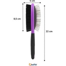 MiraLive Çok Amaçlı Çift Taraflı Kolay Evcil Hayvan Kedi Köpek Temizleme Pet Fırçası (4887)