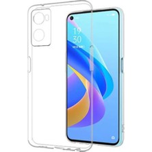 Mrt Teknik Newface Oppo A96 Kılıf Lüx Şeffaf Silikon