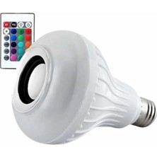 Lamba Hoparlör Ampül Görünümlü Renk Değiştirebilen Android Ios Uyumlu