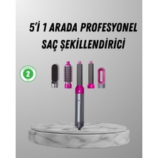 5’ı 1 Arada Saç Şekillendirici Set Kuaför Düzeyinde Ergonomik Tasarım