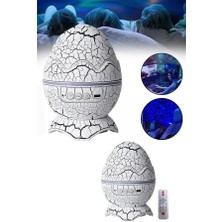 Yumurta Görünümlü Masa Gece Lambası Renk Değiştirebilen Projektör