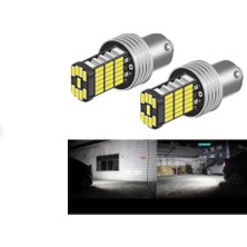 Zerzembe BA15S 1156 P21W 45 LED Geri Vites,sinyal,stop Ampulü 1 Takım
