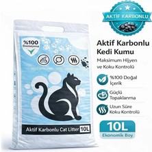 Biryirmi Doğal İçerikli Bentonit Kedi Kumu 10 Litre Tozdan Arındırılmış Tozsuz Kedi Kumu net 8,40kg 10 litr