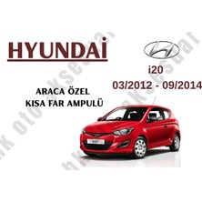 MFK Hyundai I20 03/2012 - 09/2014 Araca Özel Kısa Far Ampulü H7