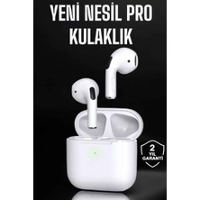 Beyaz Yeni Nesil Bluetooth Kulaklık Yüksek Ses Kaliteli Anc Özelliği